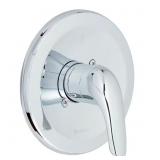 1 LOT (1) 1-HANDLE VALVE TRIM KIT IN CHROME. (1) T