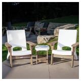 $599 MAYNE MESA PATIO CHAT SET, 3PC, CHOOSE COLOR