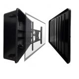 STORM SHELL WEATHERPROOF TV ENCLOSURE WITH TV MOUN