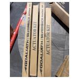 1 LOT OF (4) ASSORTED ANCHOR KITS/ ACTUATOR KITS
