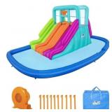 $637 BESTWAY H2OGO! TRIPLE SPLASH COURSE INFLATABL
