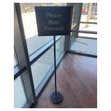 PLEASE SEAT YOURSELF SIGN