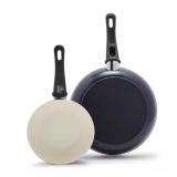 SOFT GRIP 2-PIECE HEALTHY CERAMIC NONSTICK 7 IN. A