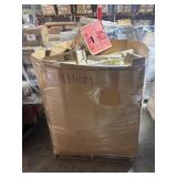 1 PALLET ASST CLOTHES, HOUSEHOLD ITEMS, ETC