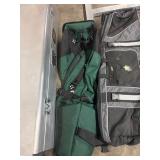 GREEN AND BLACK SPORTS BAG