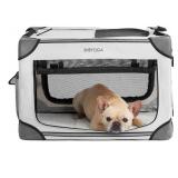 EHEYCIGA PORTABLE DOG TRAVEL CRATE 26 INCHES