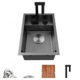 $256 TORVA RV SINK, 12 X 17 INCH UNDERMOUNT BAR SI