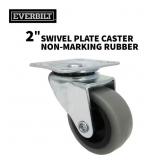 1 LOT (12) 2 IN. GRAY RUBBER LIKE TPR AND STEEL SW