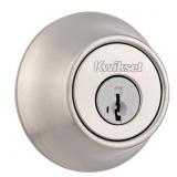 1 LOT (2)660 SATIN NICKEL SINGLE CYLINDER DEADBOLT