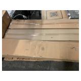 1 LOT (4) 6 FT DECORATIVE ADJUSTABLE SHELF KIT