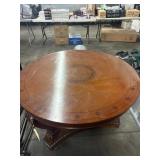 48IN ROUND WOODEN DINING TABLE