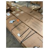 1 LOT (1 PALLETS) 14.5 IN. X 60 IN. LOUVERED VINYL