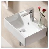 RECTANGULAR WALL-MOUNT INSTALL OR ON COUNTERTOP BA