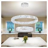 $199 MODERN LED RING CHANDELIER FOR LIVING ROOM DI