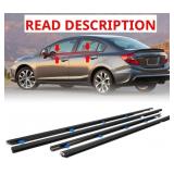 *2 PCS ONLY* WEATHERSTRIP WINDOW MOULDING TRIM SEA