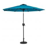 $220 SUN-RAY SOLAR LIGHTED OUTDOOR UMBRELLA, LED S