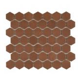 MOROCCAN CONCRETE TERRA COTTA 11 IN. X 10 IN. GLAZ