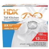 FLEXPRO 13 GALLON REINFORCED TOP DRAWSTRING KITCHE