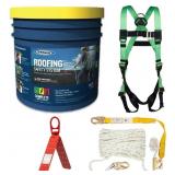 WERNER FALL PROTECTION ROOFING SAFETY SYSTEM COMPL