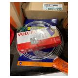 1 LOT (1) OOK 12 GAUGE GALVANIZED WIRE.(1) VELCRO