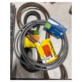 1 LOT OF ASSORTED BELTS/ WATER LINE