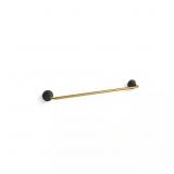 TONE 24 IN. SINGLE TOWEL BAR IN MATTE BLACK WITH M