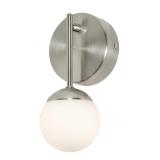 1 LOT (1) AFX PEARL 4.38-IN W 1-LIGHT SATIN GRAY M