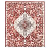 $109 BAZAAR HERIZ MEDALLION RED 5 FT. X 7 FT. AREA