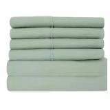 6-PIECE SAGE SUPER-SOFT 1600 SERIES DOUBLE-BRUSHED