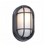 UNBRANDED 8 IN. BLACK OUTDOOR WALL BULKHEAD LIGHT