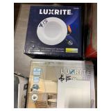 1 LOT (1) LUXRITE 5-6  DOWNLIGHT RETROFIT.(1) LUXR