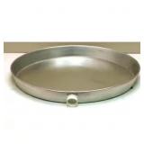24 IN. ALUMINUM WATER HEATER PAN WITH PVC FITTING
