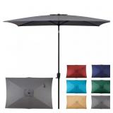 6.6 FT. X 9.8 FT. RECTANGULAR STEEL MARKET UMBRELL