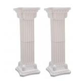 YIYIBYUS 35.43 IN. H WHITE WEDDING ROMAN PILLAR ST