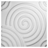 3/8 IN. X 19-5/8 IN. X 19-5/8 IN. PVC WHITE SPIRAL