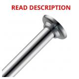 60 IN. ALUMINUM BUILDERS SHOWER ROD IN CHROME