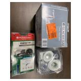 1 LOT (1) GLACIER BAY TWO HANDLE BATHROOM FAUCET.(
