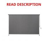 COOLAROO PEWTER CORDLESS UV BLOCKING FADE RESISTAN