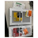 1 LOT (1) EVERBILT 10INX4IN CEILING AND WALL REGIS