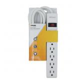1 LOT OF (3) 6 FT. 6-OUTLET POWER STRIP WITH OVERL