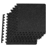 INTERLOCKING FLOOR MAT 24 IN. W X 24 IN. L X 0.5 T