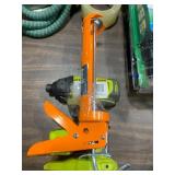 1 LOT (1) RYOBI POWER DRILL (18V). (1) ANVIL SMOOT