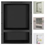 17 IN. W X 25 IN. H X 3.8 IN. D SHOWER NICHE READY