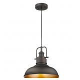 LTMATE JAZAVA OIL RUBBED BRONZE INDUSTRIAL DOME LE