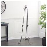BLACK METAL EXTRA LARGE FREE STANDING ADJUSTABLE D