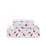 SNOW BIRDS KING MICROFIBER SHEET SET
