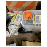 1 LOT (1) HDX 2 OUTLET 6 FT BRAIDED CORD POWER STR