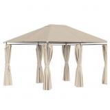 $352 10 FT. X 13 FT. KHAKI OUTDOOR PATIO GAZEBO CA