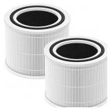 8 IN. TRUE HEPA AIR PURIFIER ACCESSORY FILTER, 2-F