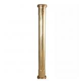 1-1/2 IN. X 16 IN. BRASS EXTENSION TUBE, 20-GAUGE